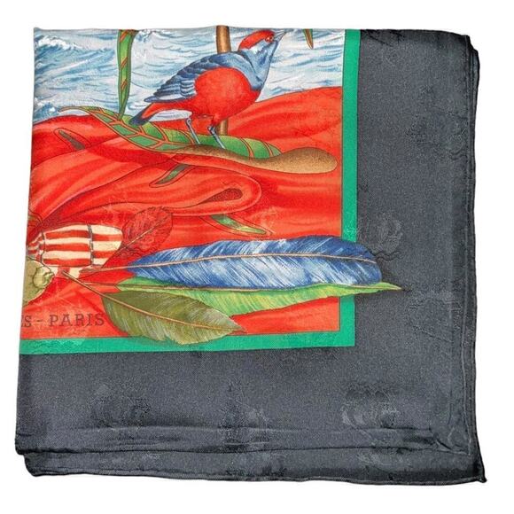 Hermes  Hermès CHRISTOPHE COLOMB DECOUVRE L’AMERIQUE 12 OCTOBRE 1492 SILK SCARF - Picture 11 of 16